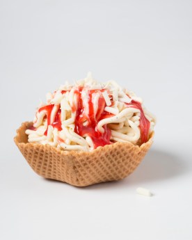 Spaghettieis Tulipe Vanille Complet